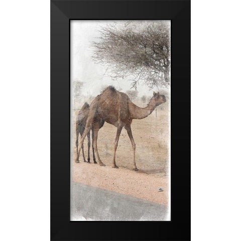 Family Dinner 3 Black Modern Wood Framed Art Print by Lewis, Sheldon