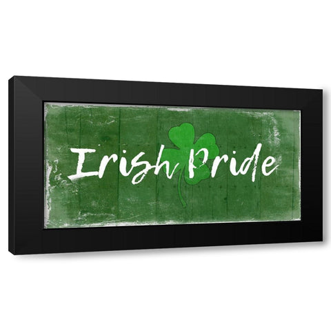 Irish Pride Black Modern Wood Framed Art Print with Double Matting by Lewis, Sheldon
