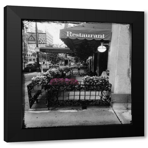 DC Purple Pop Black Modern Wood Framed Art Print by Lewis, Sheldon