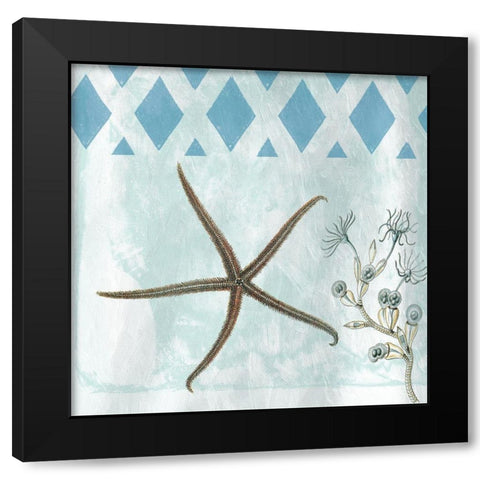 Tranquility 11 Black Modern Wood Framed Art Print with Double Matting by Lewis, Sheldon