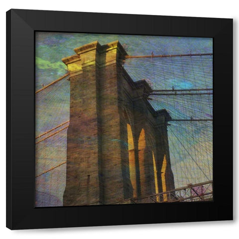 Way Of The Empire Black Modern Wood Framed Art Print by Lewis, Sheldon
