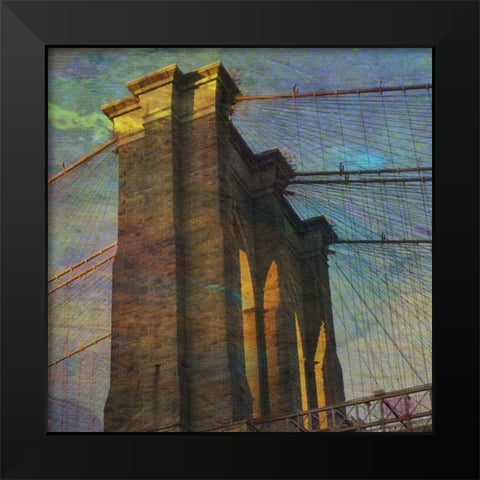 Way Of The Empire Black Modern Wood Framed Art Print by Lewis, Sheldon