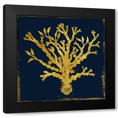 At The Gold Ocean Black Modern Wood Framed Art Print by Lewis, Sheldon