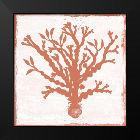 At The Coral Ocean Black Modern Wood Framed Art Print by Lewis, Sheldon