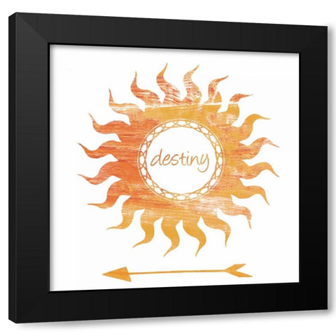 Follow The Sun 2 Black Modern Wood Framed Art Print with Double Matting by Lewis, Sheldon