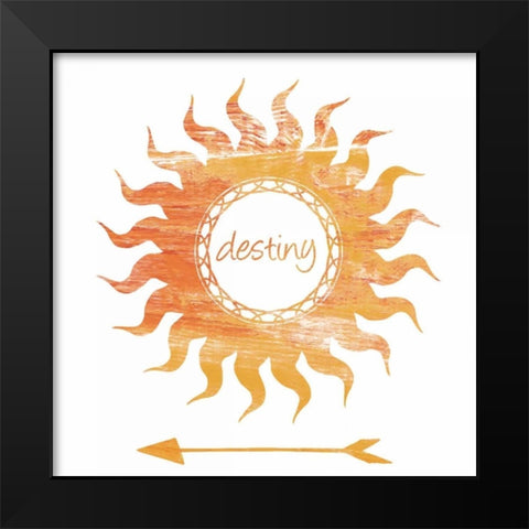 Follow The Sun 2 Black Modern Wood Framed Art Print by Lewis, Sheldon