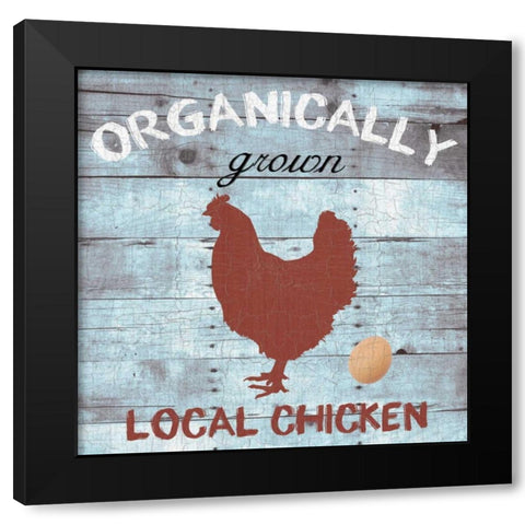 Organically Grown Black Modern Wood Framed Art Print by Lewis, Sheldon