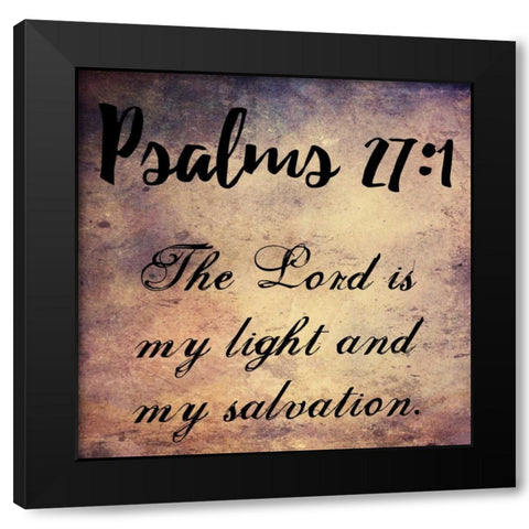 My Light And My Salvation Black Modern Wood Framed Art Print with Double Matting by Lewis, Sheldon