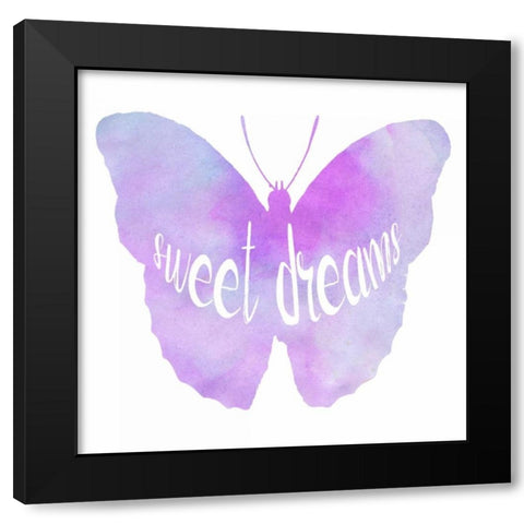 Dream On Black Modern Wood Framed Art Print with Double Matting by Lewis, Sheldon