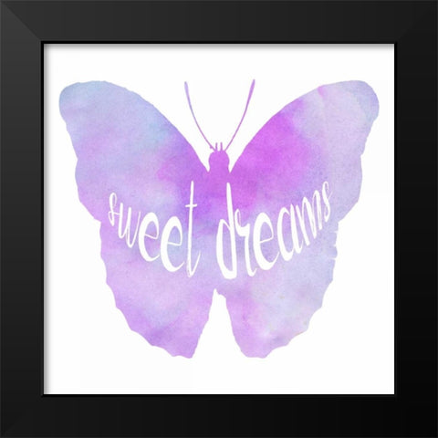 Dream On Black Modern Wood Framed Art Print by Lewis, Sheldon