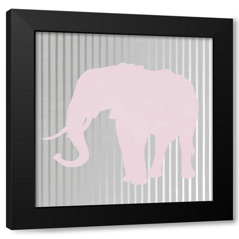 Hey Black Modern Wood Framed Art Print with Double Matting by Lewis, Sheldon