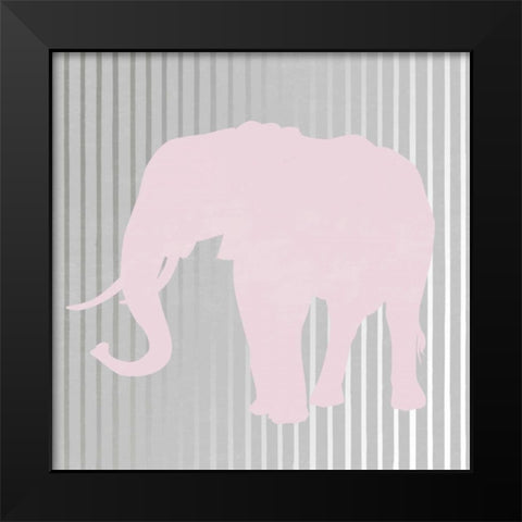 Hey Black Modern Wood Framed Art Print by Lewis, Sheldon