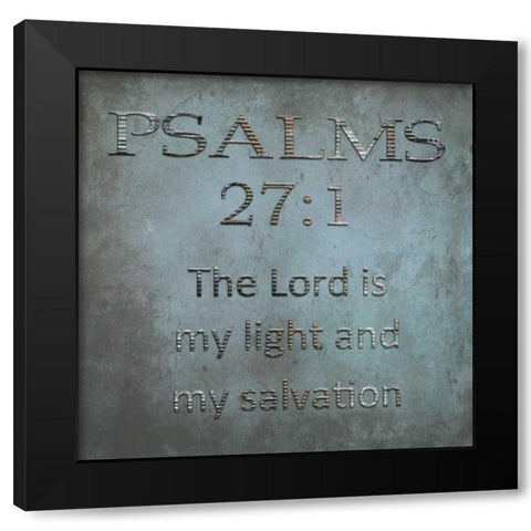 The Lord Black Modern Wood Framed Art Print with Double Matting by Lewis, Sheldon