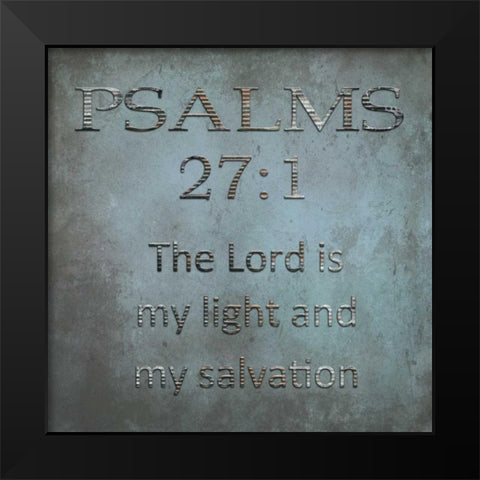 The Lord Black Modern Wood Framed Art Print by Lewis, Sheldon