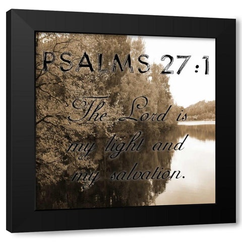 My Salvation Black Modern Wood Framed Art Print with Double Matting by Lewis, Sheldon