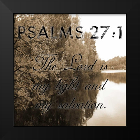 My Salvation Black Modern Wood Framed Art Print by Lewis, Sheldon