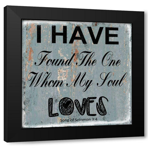 Song Of Soloman Black Modern Wood Framed Art Print with Double Matting by Lewis, Sheldon