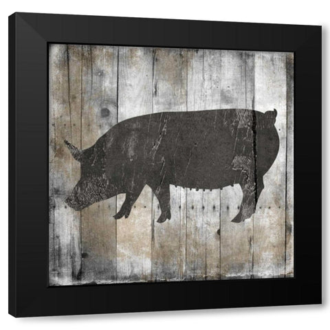 Organically Grown Black Modern Wood Framed Art Print by Lewis, Sheldon