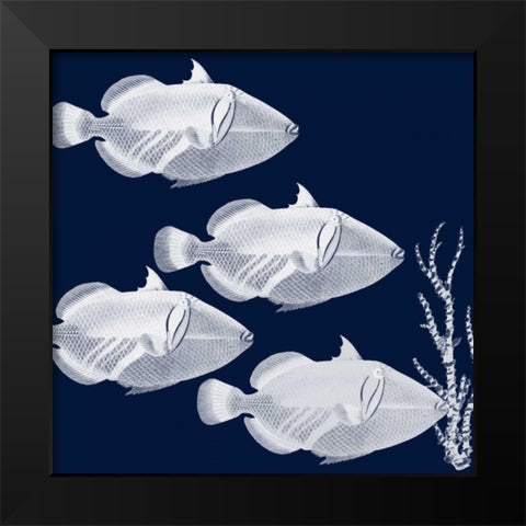 Coastal Orchestra Black Modern Wood Framed Art Print by Lewis, Sheldon