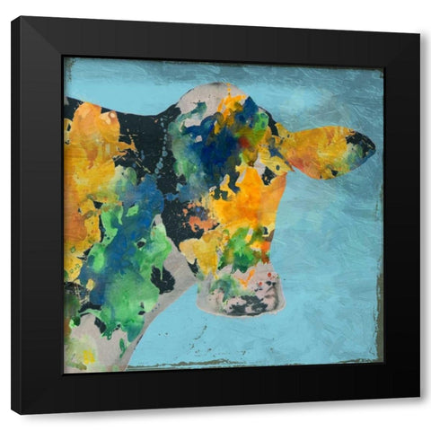 Farm Colors Black Modern Wood Framed Art Print by Lewis, Sheldon