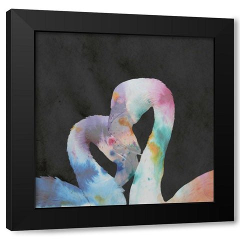 Colomingo 1 Black Modern Wood Framed Art Print with Double Matting by Lewis, Sheldon