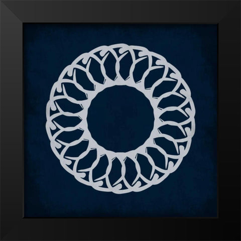 Indigo Dream 1 Black Modern Wood Framed Art Print by Lewis, Sheldon