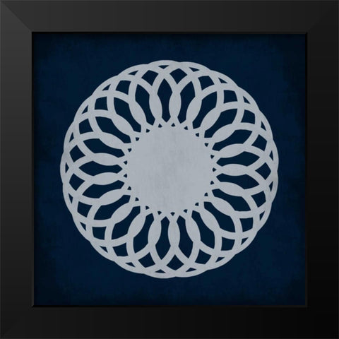 Indigo Dream 2 Black Modern Wood Framed Art Print by Lewis, Sheldon