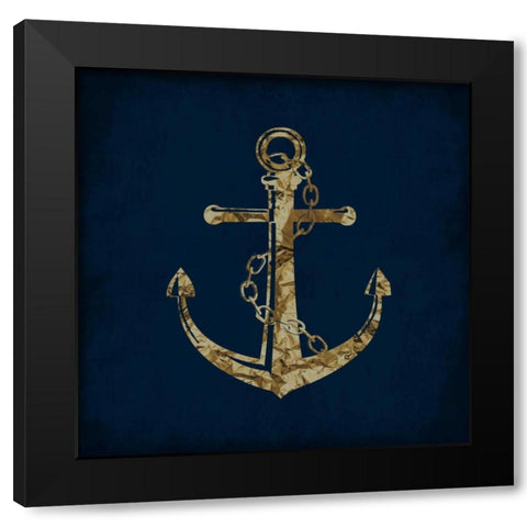 Indigo Dream 2 Black Modern Wood Framed Art Print by Lewis, Sheldon