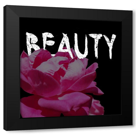 Beauty Black Modern Wood Framed Art Print with Double Matting by Lewis, Sheldon