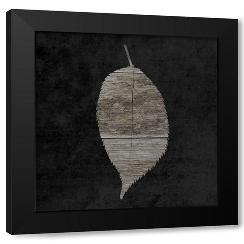 Leaf By The Spirit 2 Black Modern Wood Framed Art Print with Double Matting by Lewis, Sheldon