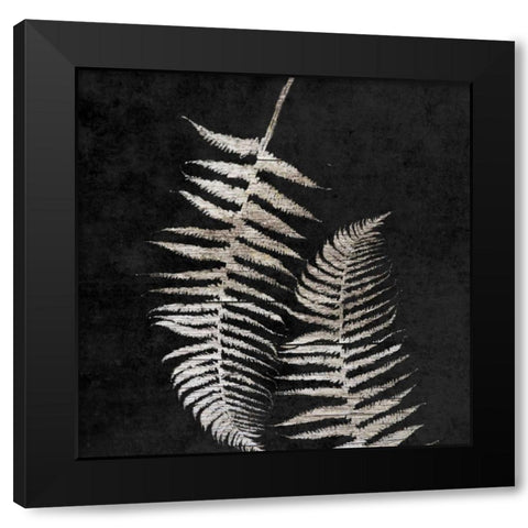 Leaf In The Moment 1 Black Modern Wood Framed Art Print by Lewis, Sheldon