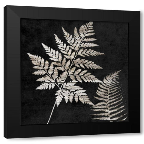 Leaf In The Moment 2 Black Modern Wood Framed Art Print with Double Matting by Lewis, Sheldon