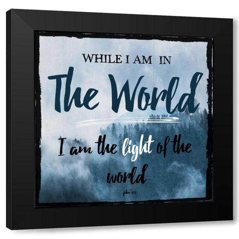 John Black Modern Wood Framed Art Print with Double Matting by Lewis, Sheldon