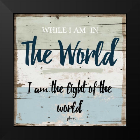 andReligious Wood 2 Black Modern Wood Framed Art Print by Lewis, Sheldon