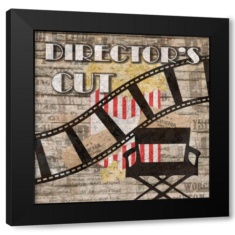 Directors Cut Black Modern Wood Framed Art Print with Double Matting by Lewis, Sheldon