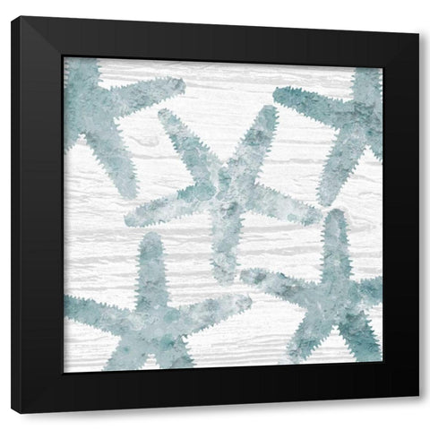 Coastal Star Cemented 2 Black Modern Wood Framed Art Print by Lewis, Sheldon
