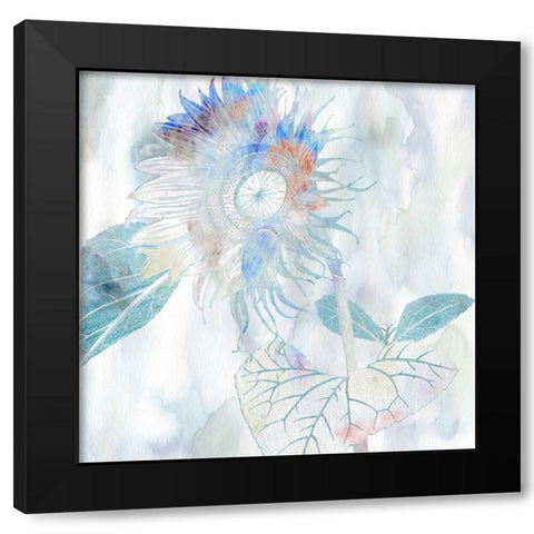 Paint Sector Black Modern Wood Framed Art Print by Lewis, Sheldon