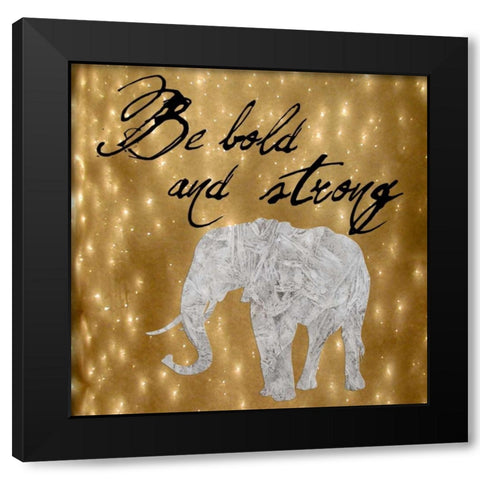 Bold Black Modern Wood Framed Art Print with Double Matting by Lewis, Sheldon