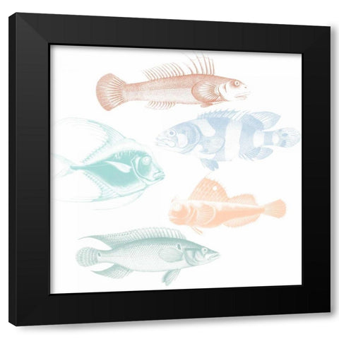 Deep Sea Adventure 1 Black Modern Wood Framed Art Print with Double Matting by Lewis, Sheldon