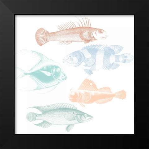 Deep Sea Adventure 1 Black Modern Wood Framed Art Print by Lewis, Sheldon