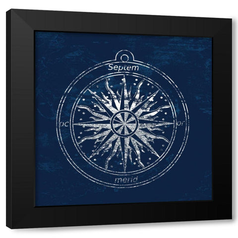 Navigate The Coast Black Modern Wood Framed Art Print with Double Matting by Lewis, Sheldon