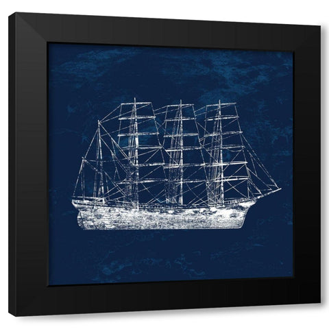 Travel The Coast Black Modern Wood Framed Art Print with Double Matting by Lewis, Sheldon