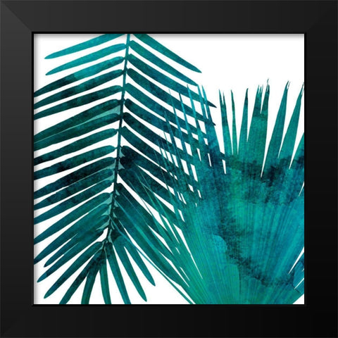 Watercolor Burst 3 Black Modern Wood Framed Art Print by Lewis, Sheldon