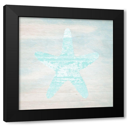 At The Beach House Black Modern Wood Framed Art Print by Lewis, Sheldon