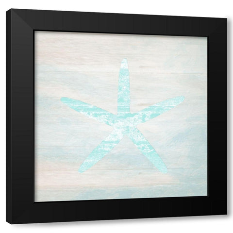 At The Beach House 2 Black Modern Wood Framed Art Print with Double Matting by Lewis, Sheldon