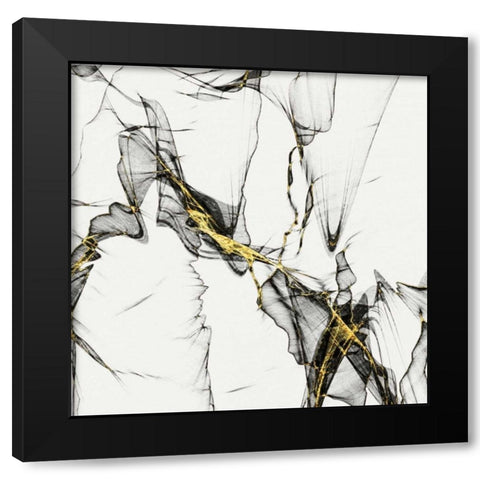 A and G1 Black Modern Wood Framed Art Print with Double Matting by Lewis, Sheldon