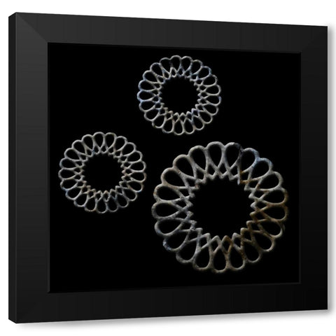 Morden Design Black Modern Wood Framed Art Print by Lewis, Sheldon