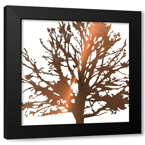 Tree of Wisdom 1 Black Modern Wood Framed Art Print with Double Matting by Lewis, Sheldon