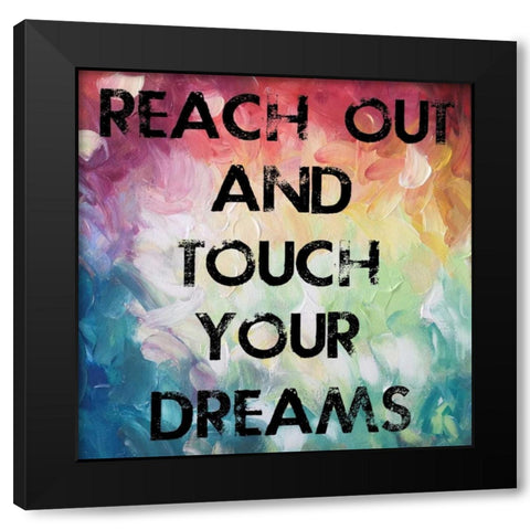 Bright Dream Black Modern Wood Framed Art Print by Lewis, Sheldon