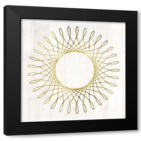 Royal Gate 1 Black Modern Wood Framed Art Print with Double Matting by Lewis, Sheldon